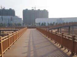 阳江防腐木护栏
